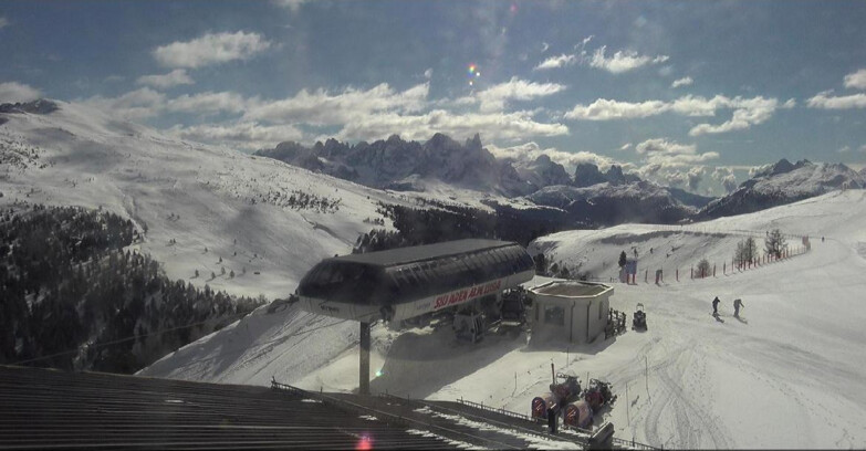 Webcam Moena-Alpe Lusia  - Alpe Lusia - Le cune