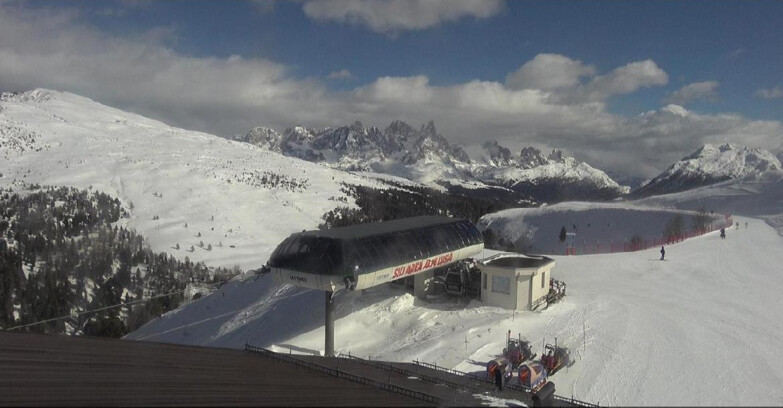 Webcam Moena-Alpe Lusia  - Alpe Lusia - Le cune