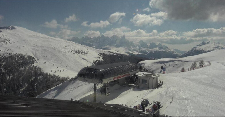 Webcam Moena-Alpe Lusia  - Alpe Lusia - Le cune
