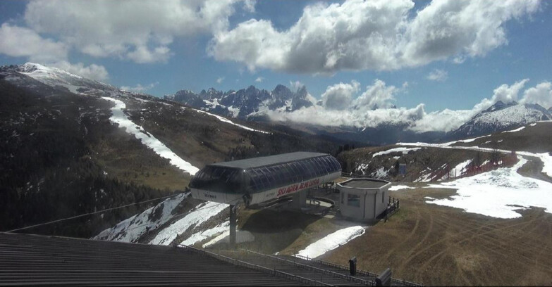 Webcam Moena-Alpe Lusia  - Alpe Lusia - Le cune