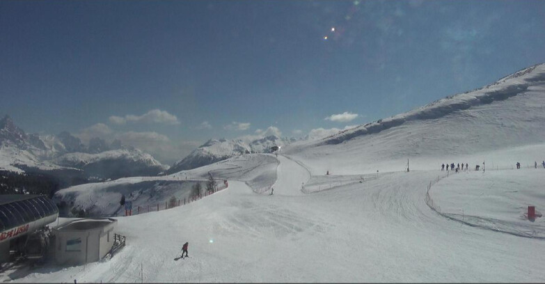 Webcam Белламонте-Альпе-Лусиа  - Bellamonte Alpe Lusia - Le Cune