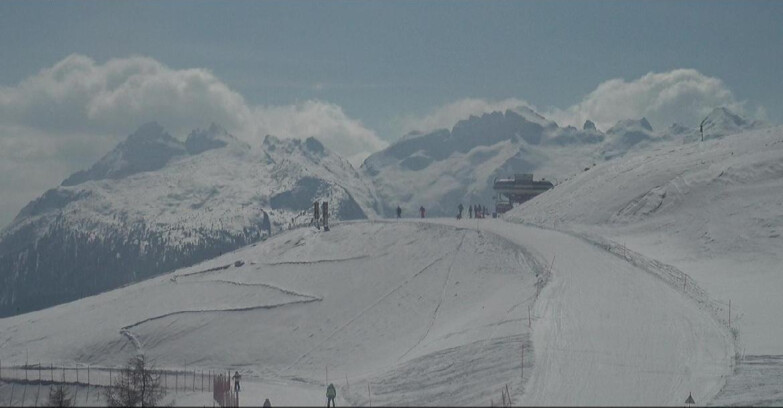 Webcam Моэна-Альпе-Лузия - Arrivo seggiovia Campo-Cune