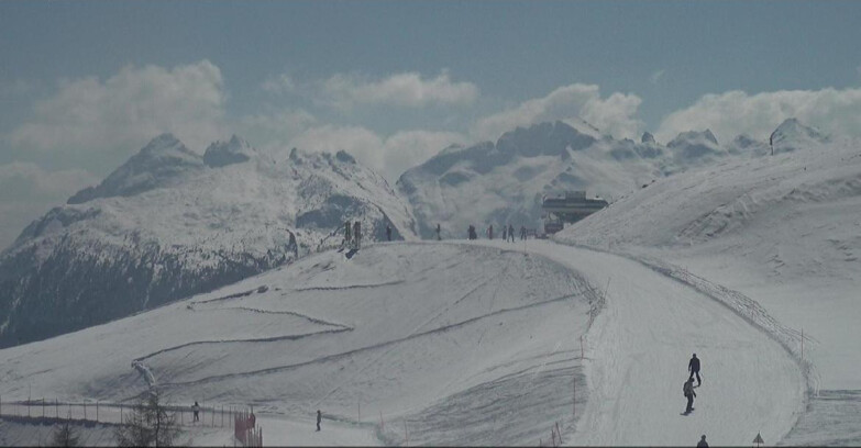 Webcam Моэна-Альпе-Лузия - Arrivo seggiovia Campo-Cune