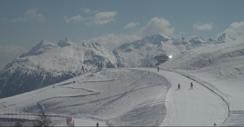 Webcam Моэна-Альпе-Лузия - Arrivo seggiovia Campo-Cune