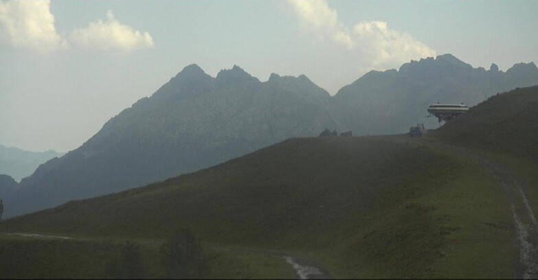Webcam Moena-Alpe Lusia  - Arrivo seggiovia Campo-Cune