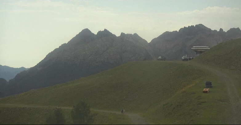 Webcam Моэна-Альпе-Лузия - Arrivo seggiovia Campo-Cune