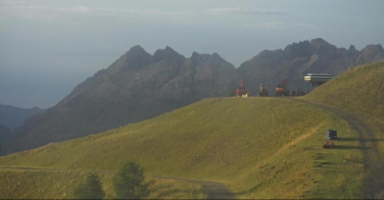 Webcam Моэна-Альпе-Лузия - Arrivo seggiovia Campo-Cune