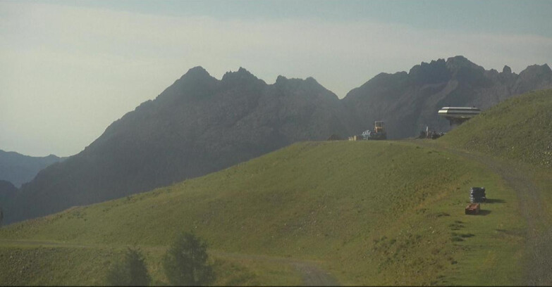Webcam Моэна-Альпе-Лузия - Arrivo seggiovia Campo-Cune