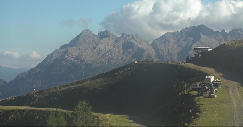 Webcam Moena-Alpe Lusia  - Arrivo seggiovia Campo-Cune