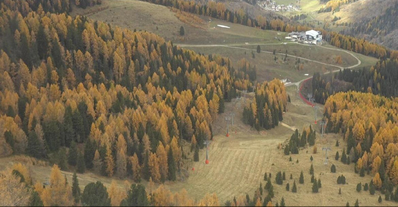 Webcam Moena-Alpe Lusia  - Pista Piavac