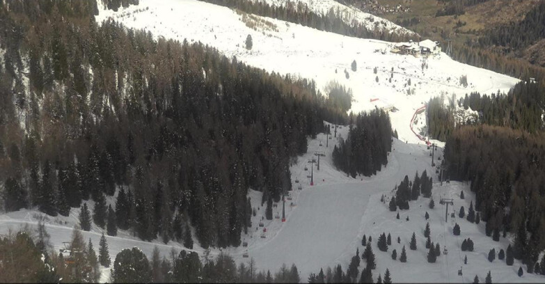 Webcam Moena-Alpe Lusia  - Pista Piavac