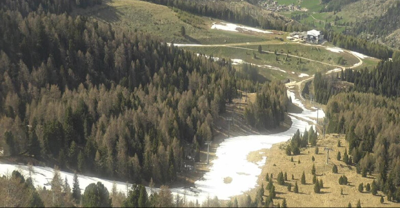 Webcam Moena-Alpe Lusia  - Pista Piavac