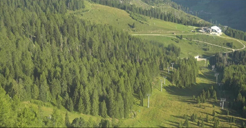 Webcam Moena-Alpe Lusia  - Pista Piavac