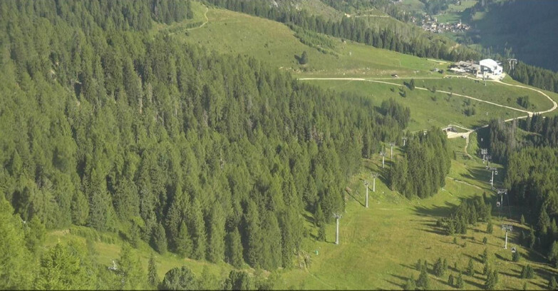 Webcam Moena-Alpe Lusia  - Pista Piavac