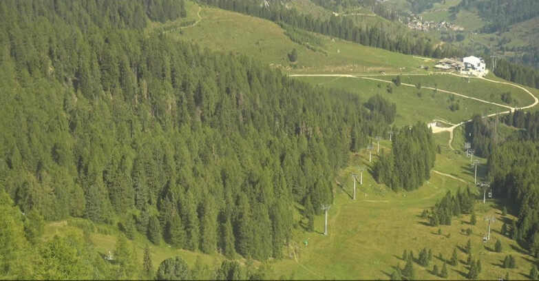 Webcam Moena-Alpe Lusia  - Pista Piavac