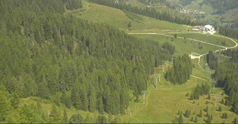 Webcam Moena-Alpe Lusia  - Pista Piavac