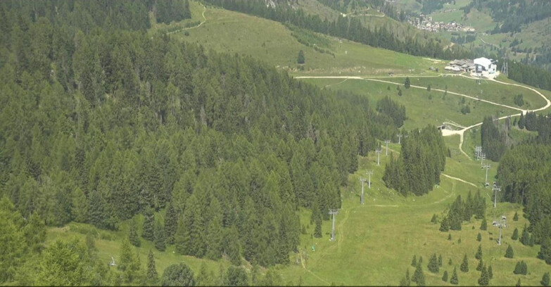 Webcam Moena-Alpe Lusia  - Pista Piavac
