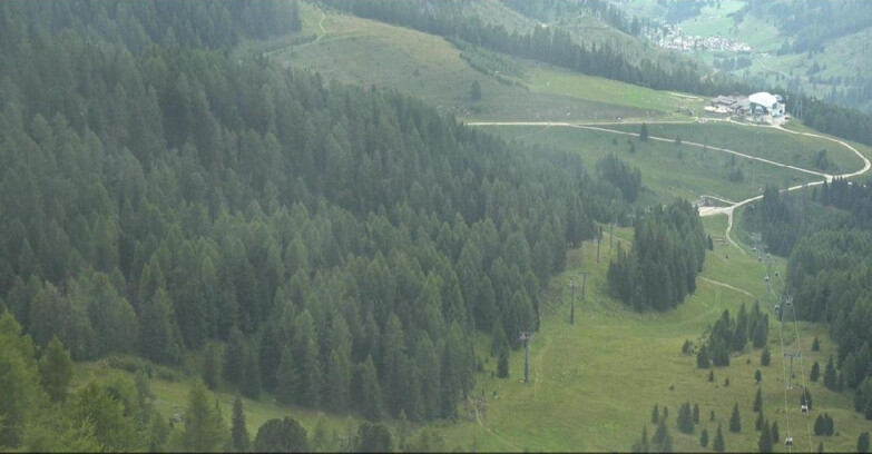 Webcam Moena-Alpe Lusia  - Pista Piavac