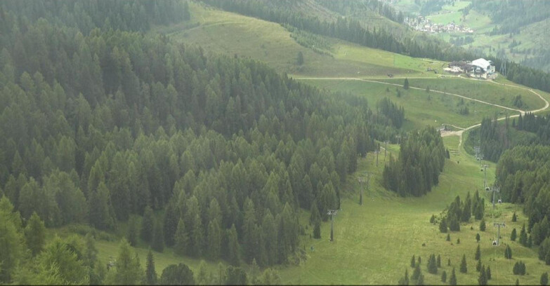 Webcam Moena-Alpe Lusia  - Pista Piavac