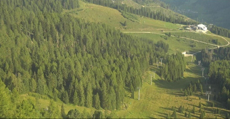 Webcam Moena-Alpe Lusia  - Pista Piavac