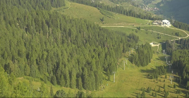 Webcam Moena-Alpe Lusia  - Pista Piavac