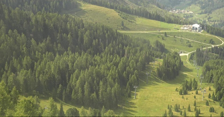Webcam Moena-Alpe Lusia  - Pista Piavac