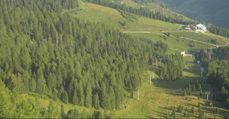 Webcam Moena-Alpe Lusia  - Pista Piavac