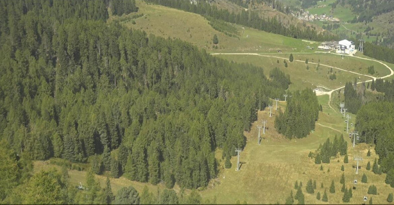 Webcam Moena-Alpe Lusia  - Pista Piavac
