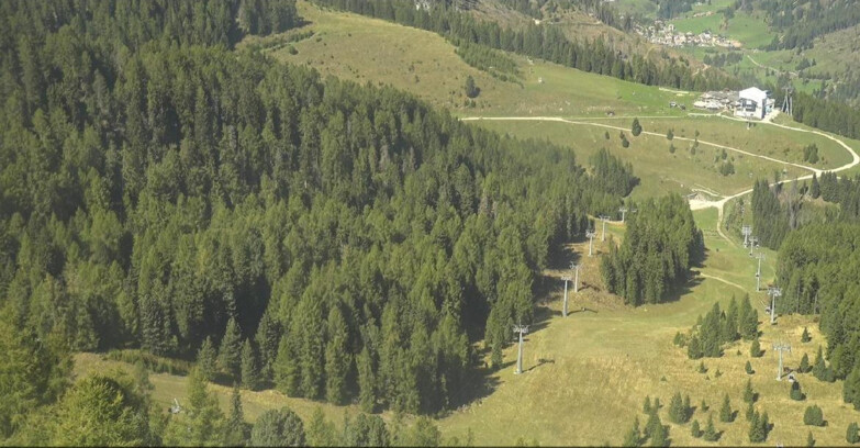 Webcam Moena-Alpe Lusia  - Pista Piavac