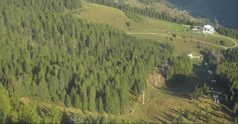 Webcam Moena-Alpe Lusia  - Pista Piavac