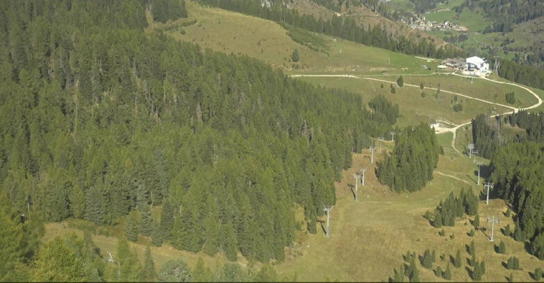 Webcam Moena-Alpe Lusia  - Pista Piavac