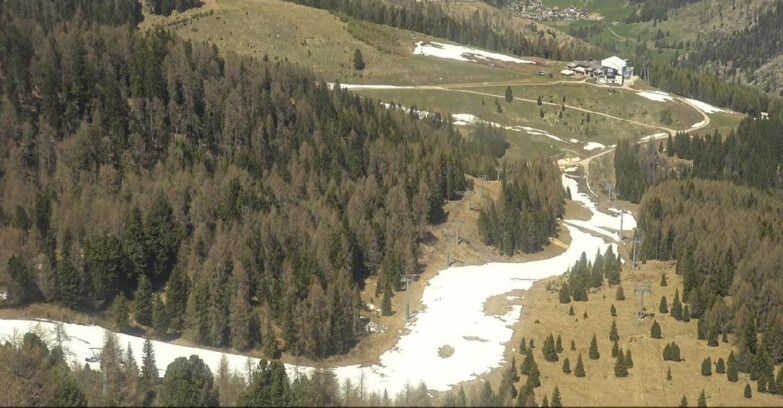 Webcam Moena-Alpe Lusia  - Arrivo seggiovia Campo-Laste