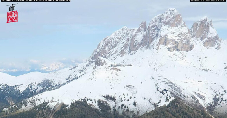 Webcam Canazei-Belvedere  - Campitello - Col Rodella