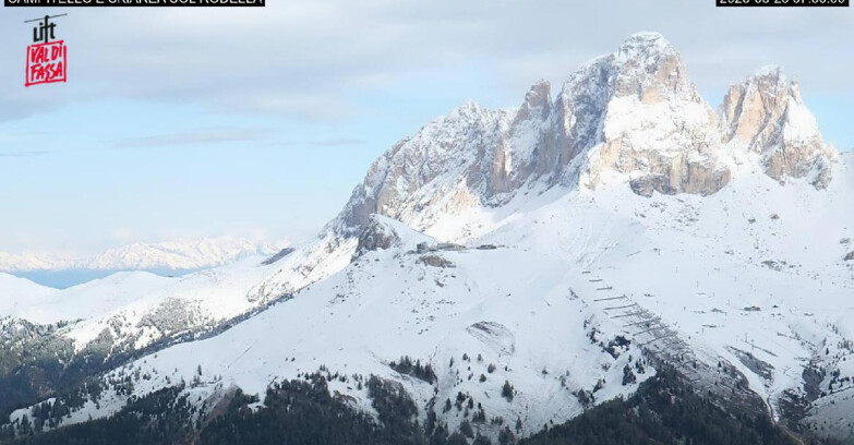 Webcam Canazei-Belvedere  - Campitello - Col Rodella