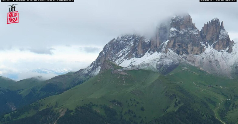 Webcam Canazei-Belvedere - Campitello - Col Rodella