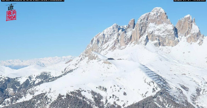 Webcam Canazei-Belvedere - Campitello - Col Rodella