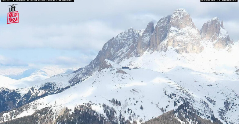 Webcam Canazei-Belvedere  - Campitello - Col Rodella