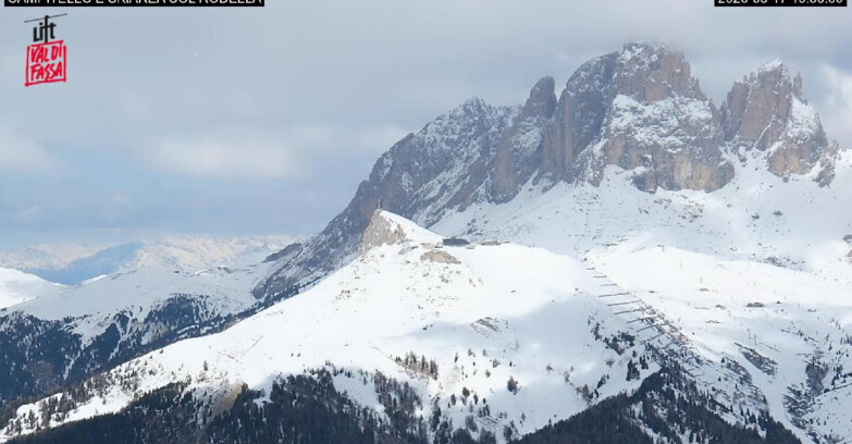 Webcam Canazei-Belvedere  - Campitello - Col Rodella
