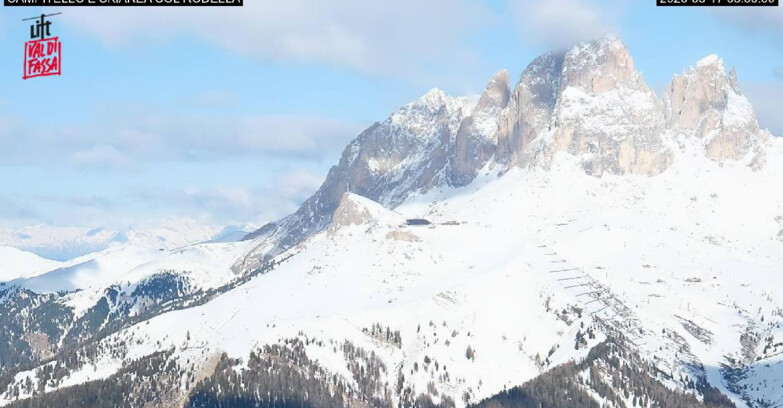 Webcam Canazei-Belvedere  - Campitello - Col Rodella