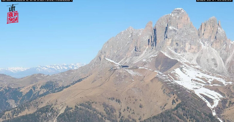 Webcam Canazei-Belvedere  - Campitello - Col Rodella