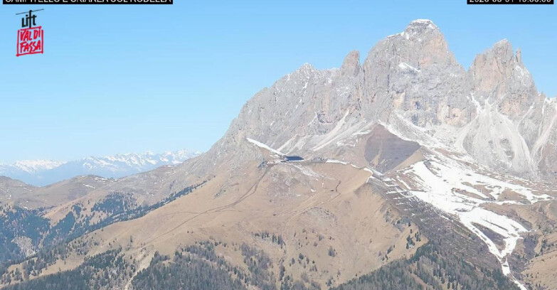 Webcam Canazei-Belvedere  - Campitello - Col Rodella