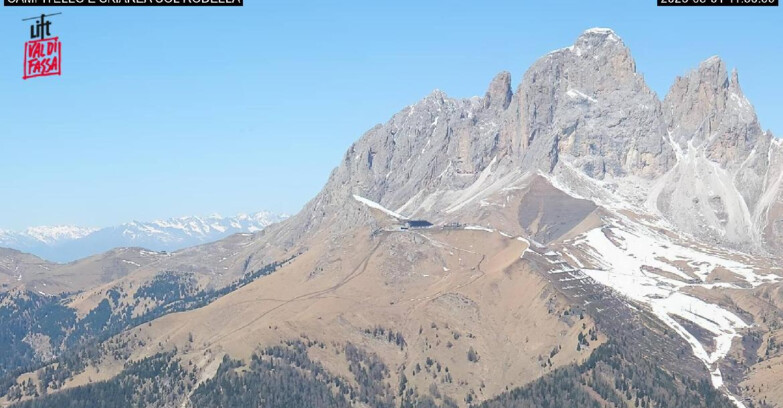 Webcam Canazei-Belvedere  - Campitello - Col Rodella