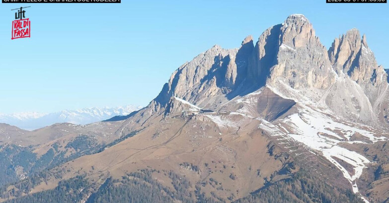 Webcam Canazei-Belvedere  - Campitello - Col Rodella