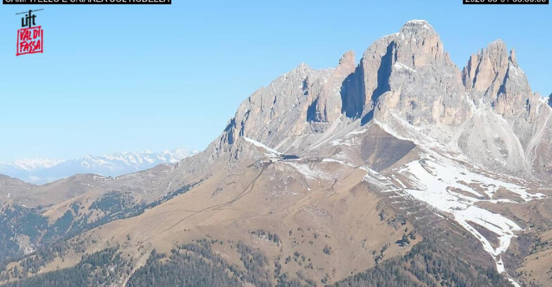 Webcam Canazei-Belvedere  - Campitello - Col Rodella