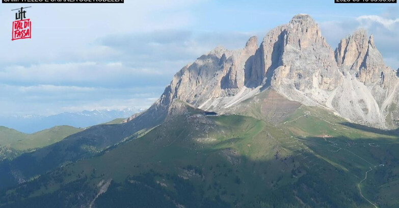 Webcam Canazei-Belvedere  - Campitello - Col Rodella