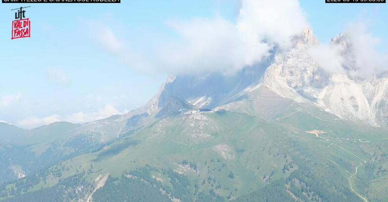 Webcam Canazei-Belvedere  - Campitello - Col Rodella
