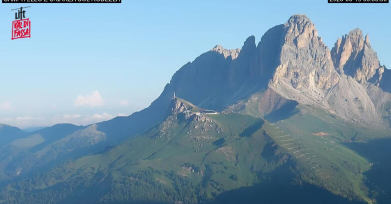 Webcam Canazei-Belvedere  - Campitello - Col Rodella
