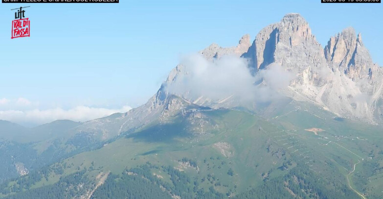 Webcam Canazei-Belvedere  - Campitello - Col Rodella