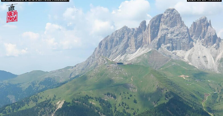 Webcam Canazei-Belvedere - Campitello - Col Rodella