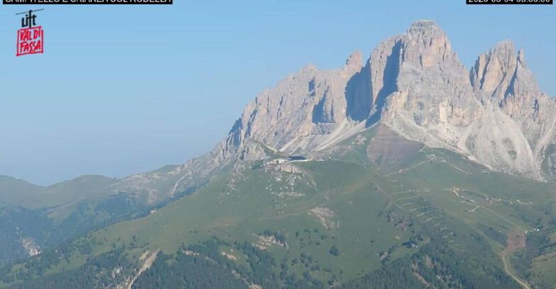 Webcam Canazei-Belvedere  - Campitello - Col Rodella